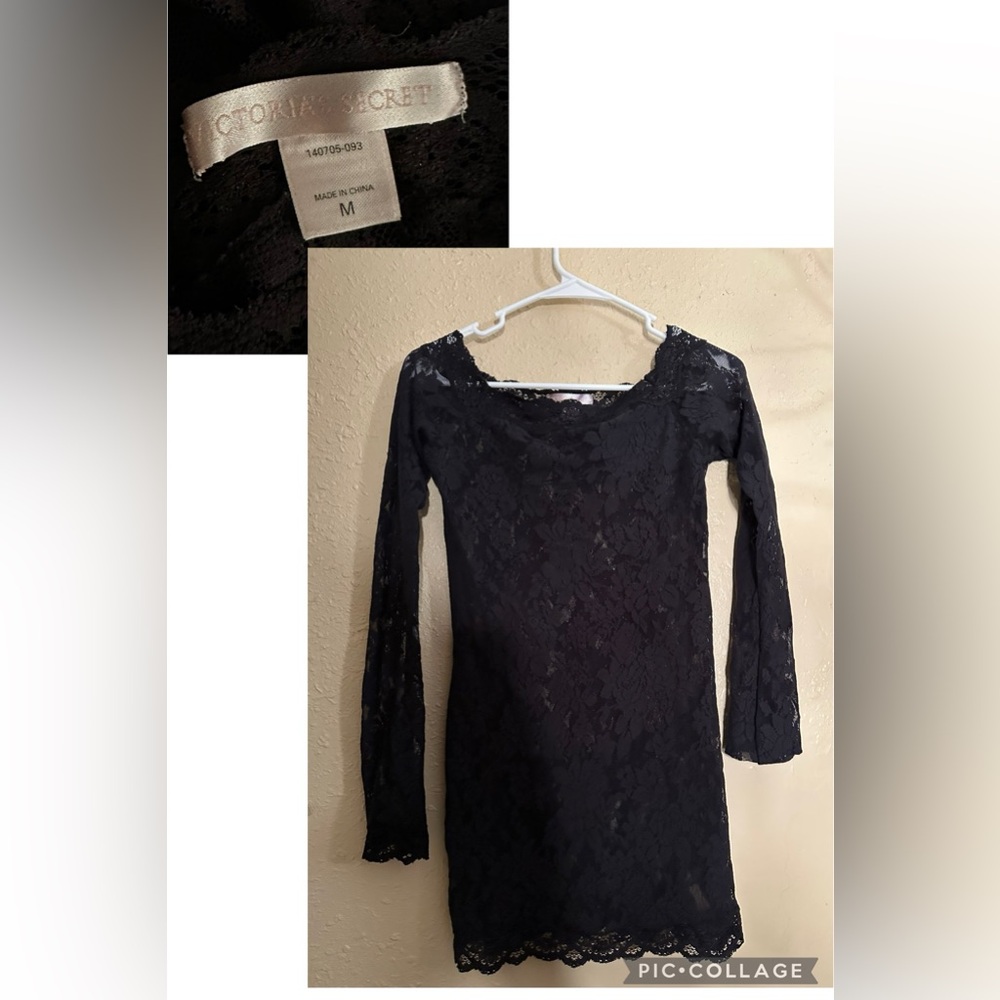 Lace black dress